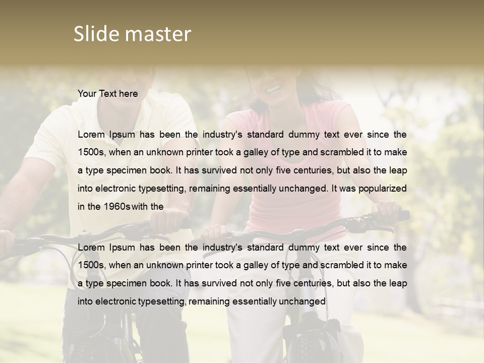 Together Middleaged  PowerPoint Template