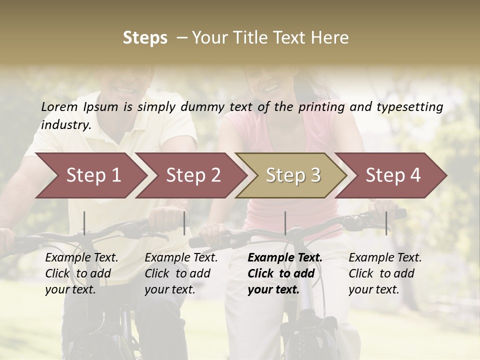 Together Middleaged  PowerPoint Template