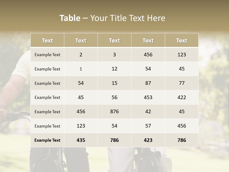 Together Middleaged  PowerPoint Template