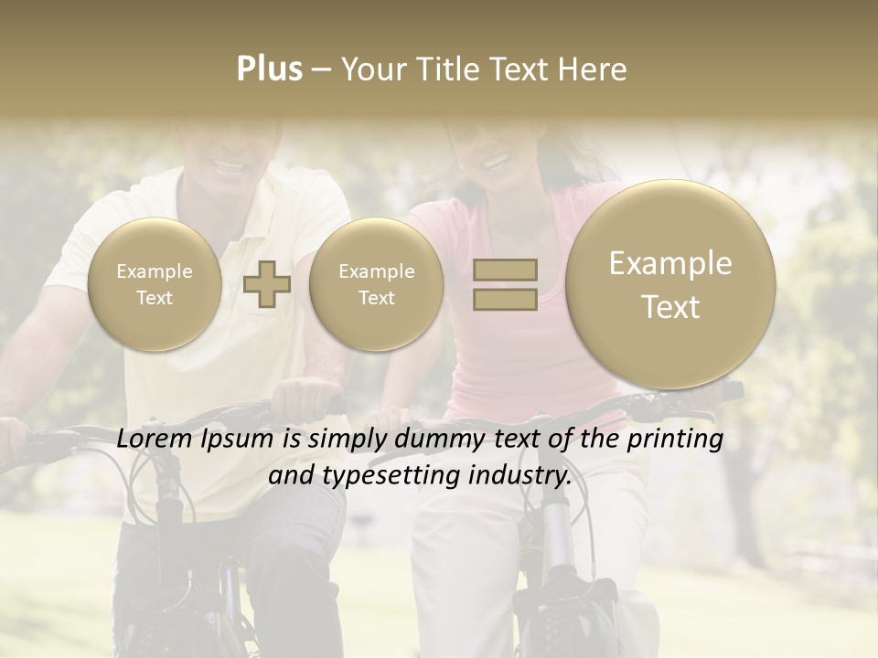 Together Middleaged  PowerPoint Template