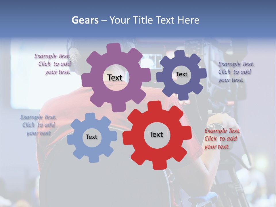 Live Broadcast Hdv Expertise PowerPoint Template