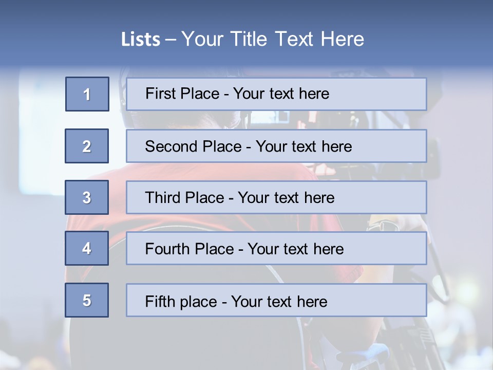 Live Broadcast Hdv Expertise PowerPoint Template