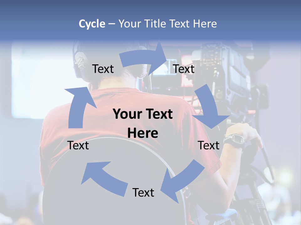 Live Broadcast Hdv Expertise PowerPoint Template