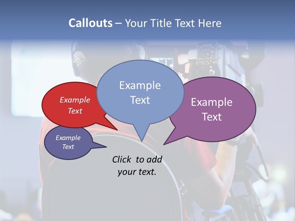 Live Broadcast Hdv Expertise PowerPoint Template