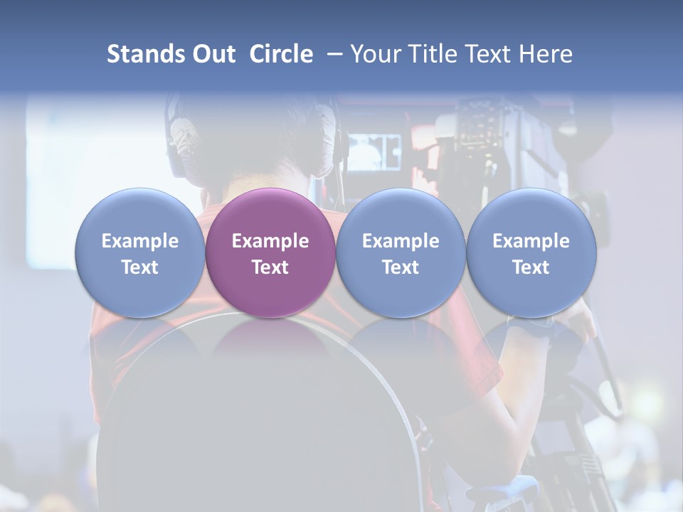 Live Broadcast Hdv Expertise PowerPoint Template