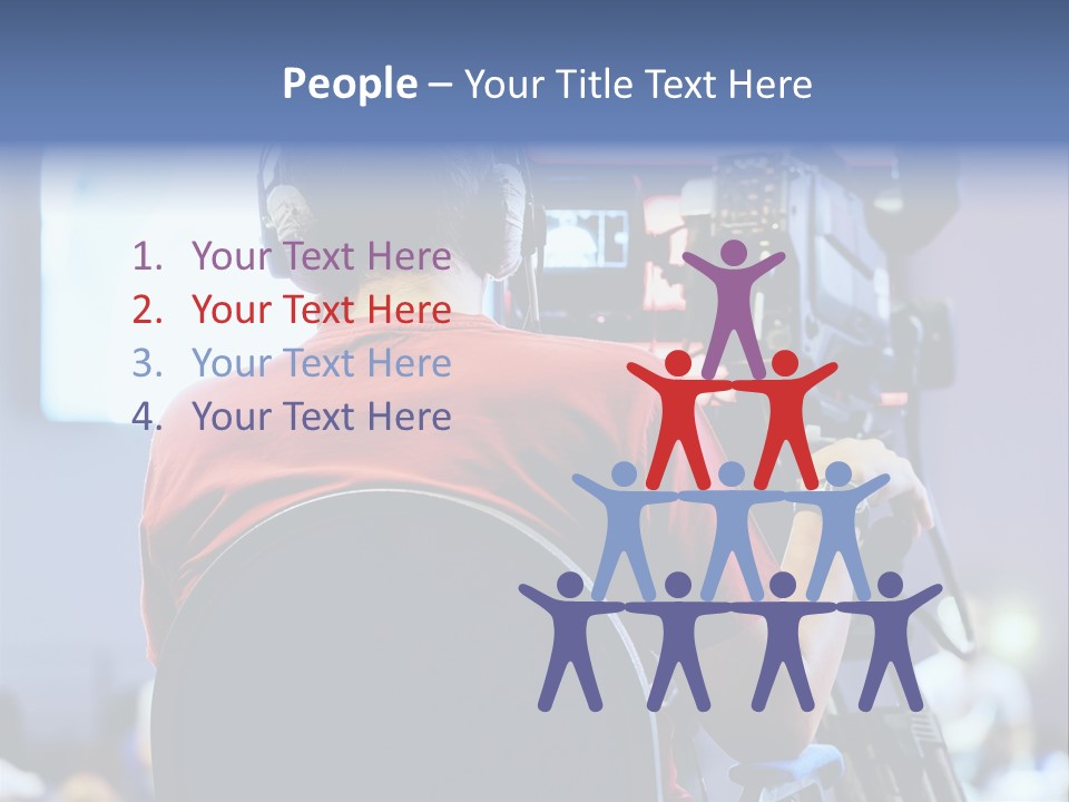 Live Broadcast Hdv Expertise PowerPoint Template