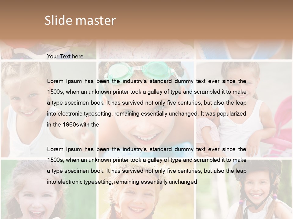 Ice Cream Beautiful Pretty PowerPoint Template