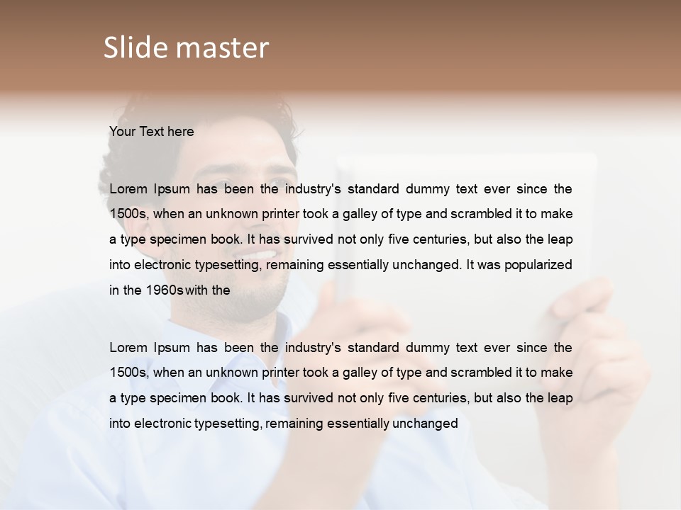 Young Blue Digital PowerPoint Template