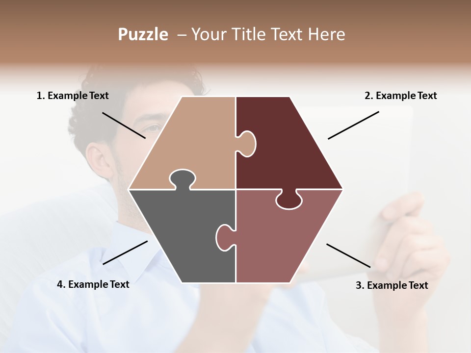 Young Blue Digital PowerPoint Template