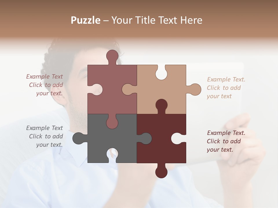 Young Blue Digital PowerPoint Template