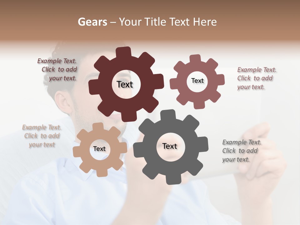 Young Blue Digital PowerPoint Template