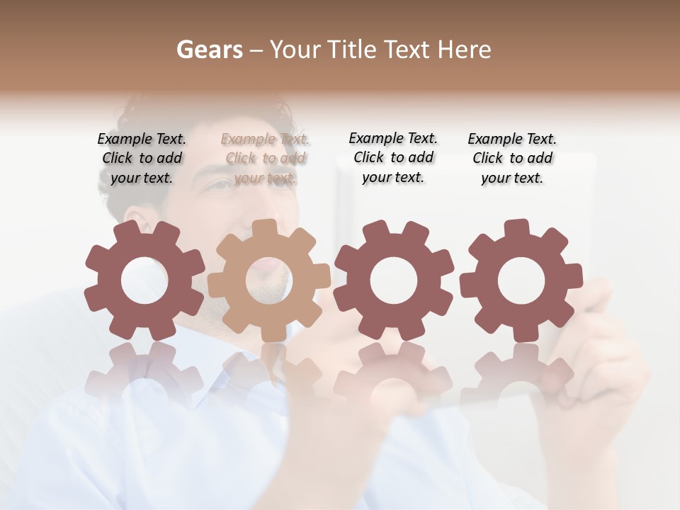 Young Blue Digital PowerPoint Template