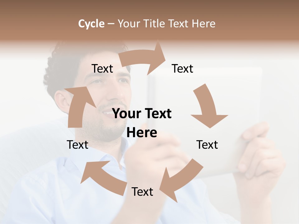 Young Blue Digital PowerPoint Template