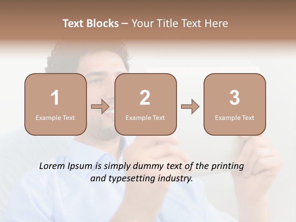 Young Blue Digital PowerPoint Template