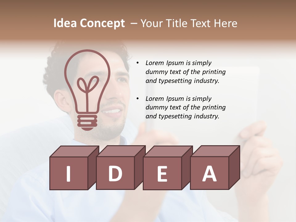 Young Blue Digital PowerPoint Template