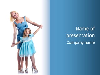 Girl Cute Pretty PowerPoint Template