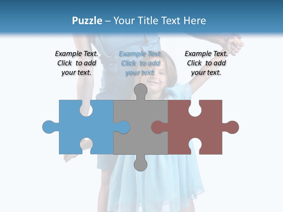 Girl Cute Pretty PowerPoint Template