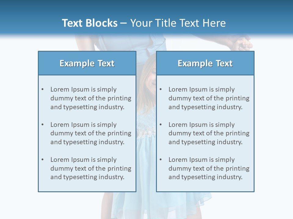 Girl Cute Pretty PowerPoint Template