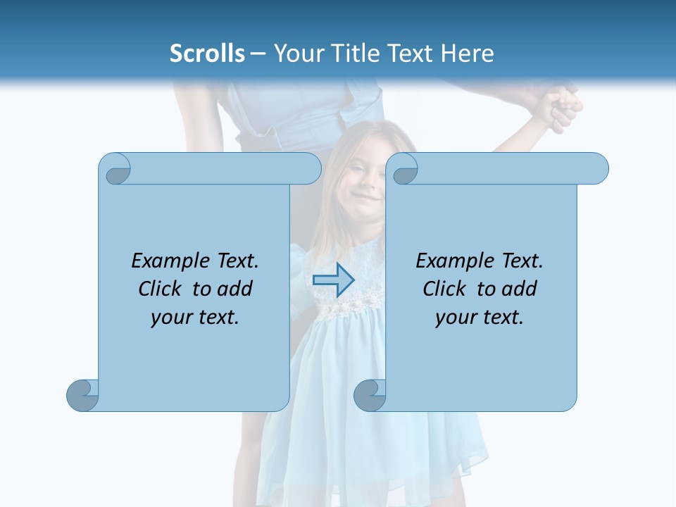 Girl Cute Pretty PowerPoint Template