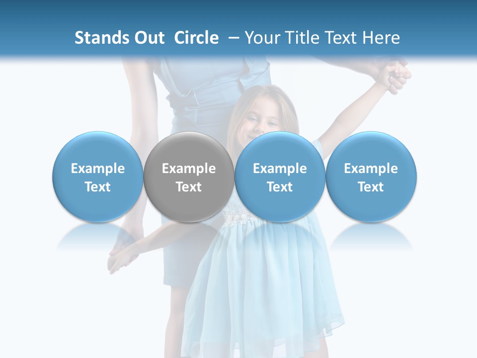 Girl Cute Pretty PowerPoint Template