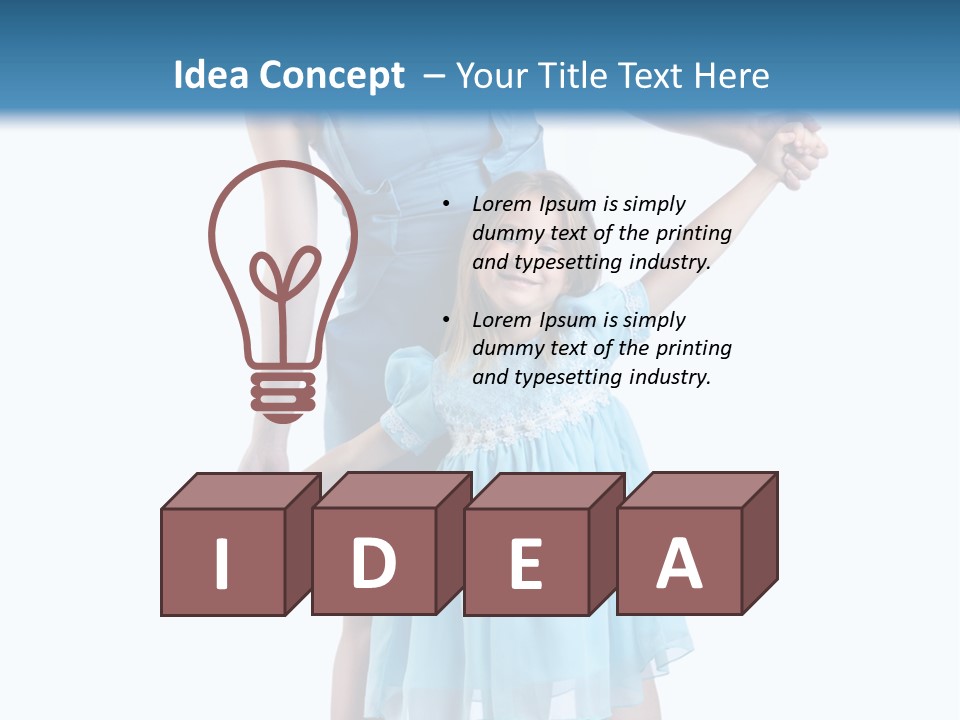 Girl Cute Pretty PowerPoint Template