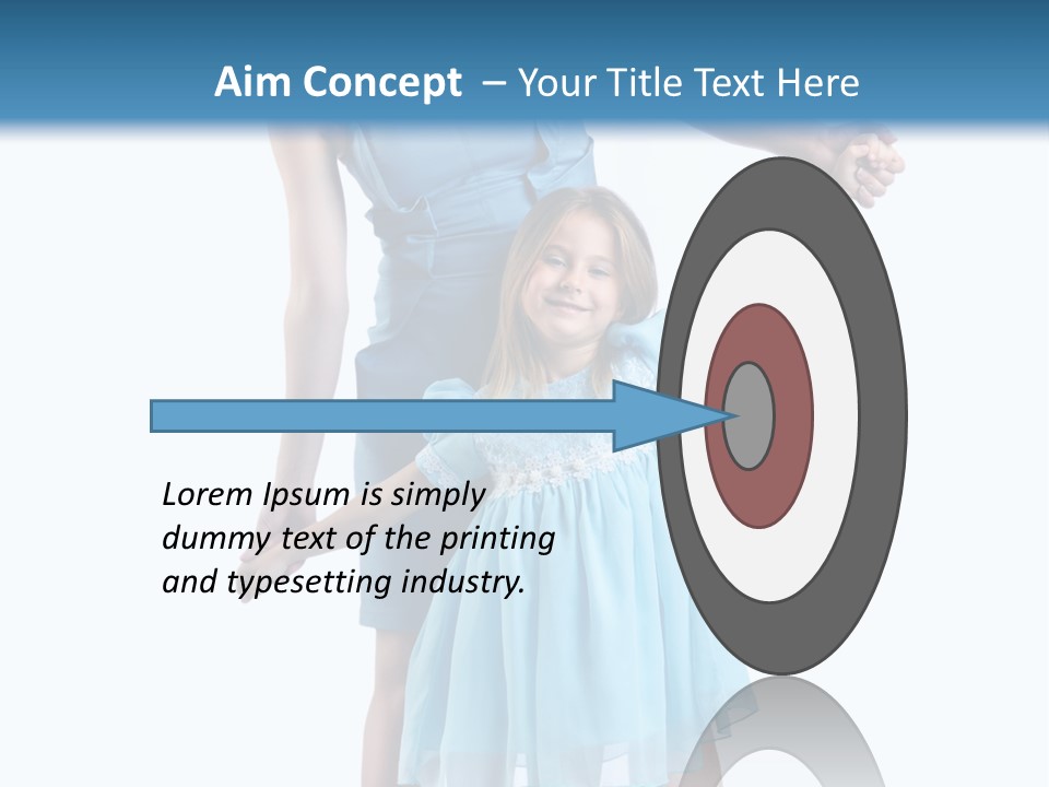 Girl Cute Pretty PowerPoint Template