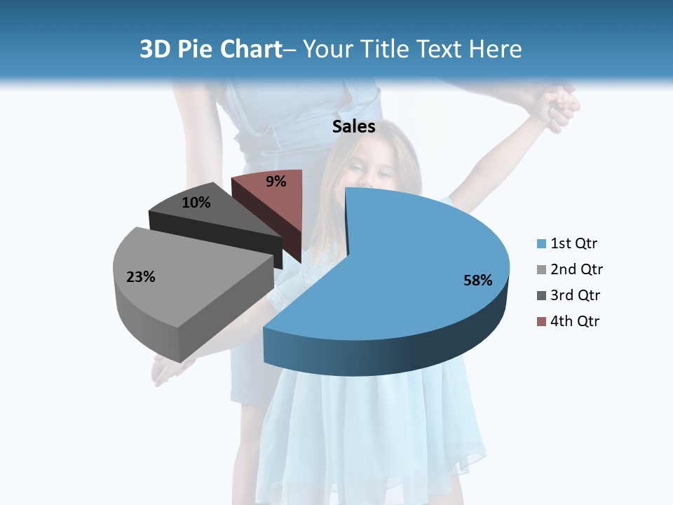 Girl Cute Pretty PowerPoint Template