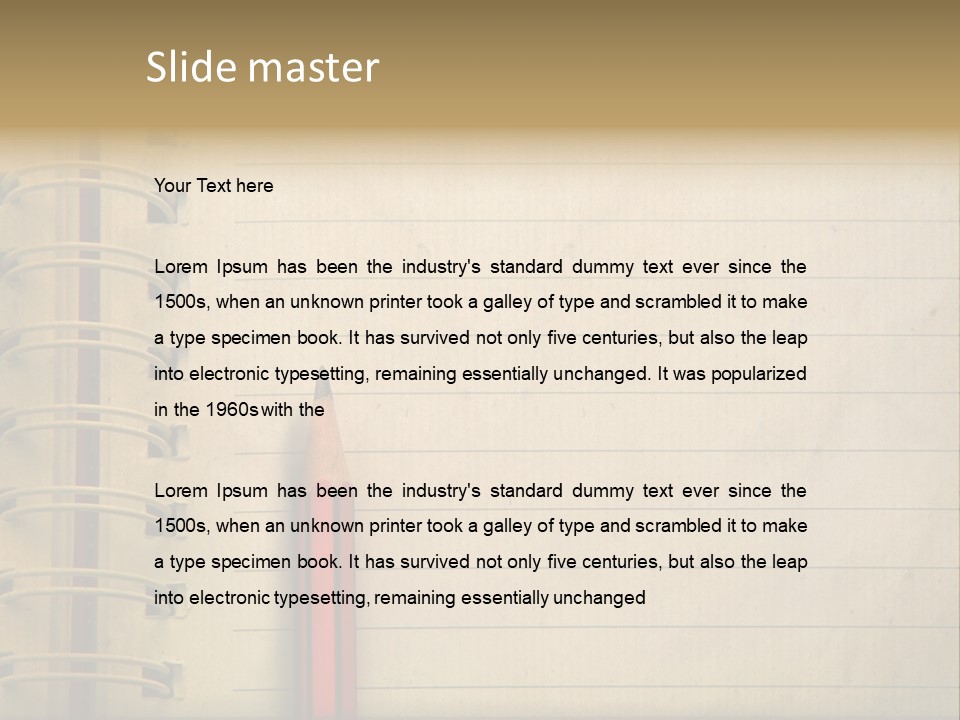 Memory Vintage Idea PowerPoint Template