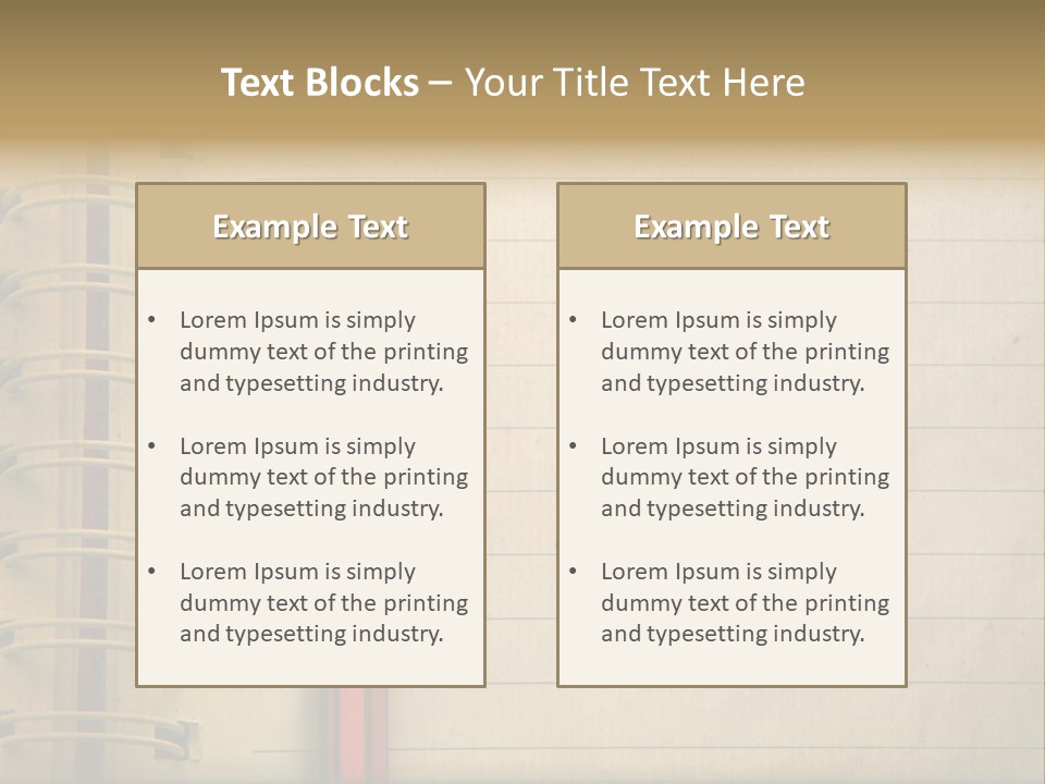 Memory Vintage Idea PowerPoint Template