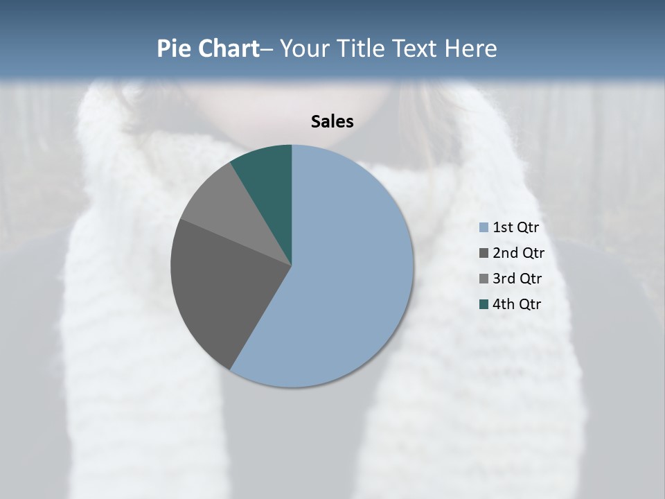 Optimism Knit Hat Happy PowerPoint Template