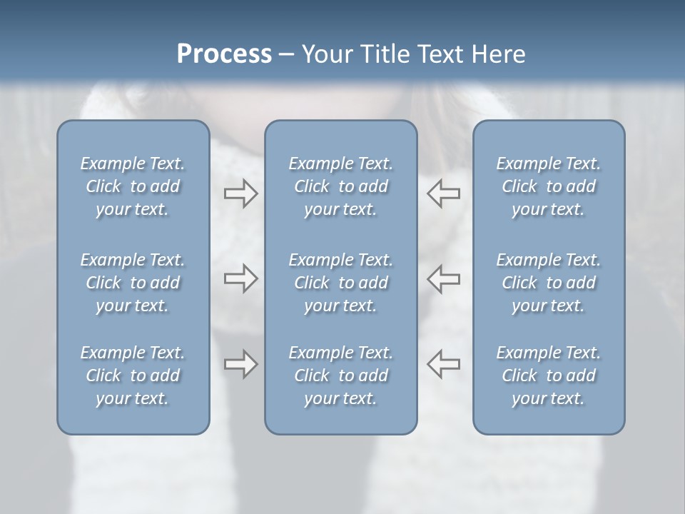 Optimism Knit Hat Happy PowerPoint Template
