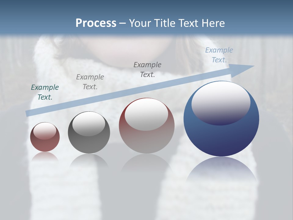 Optimism Knit Hat Happy PowerPoint Template