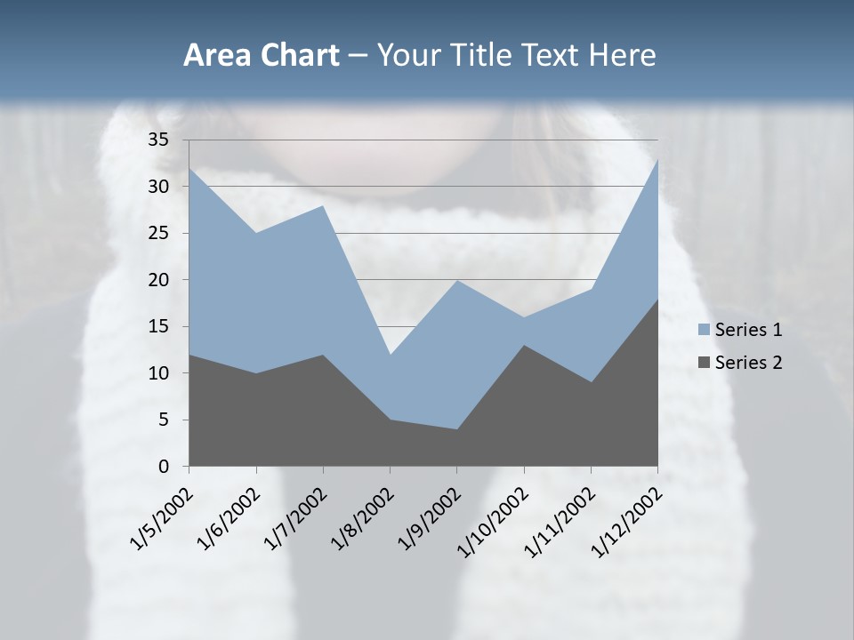 Optimism Knit Hat Happy PowerPoint Template
