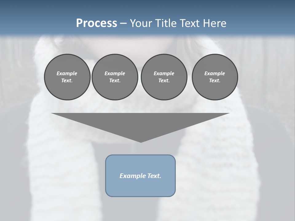 Optimism Knit Hat Happy PowerPoint Template