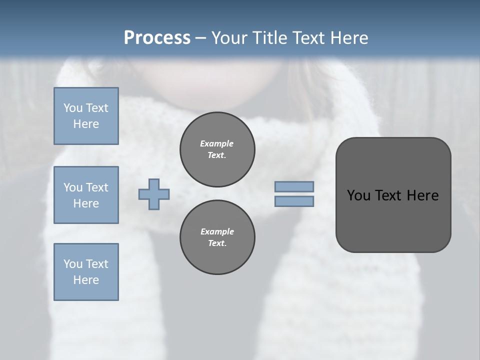 Optimism Knit Hat Happy PowerPoint Template