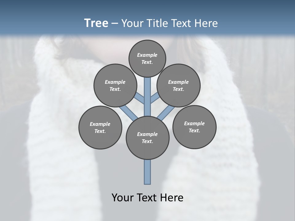 Optimism Knit Hat Happy PowerPoint Template