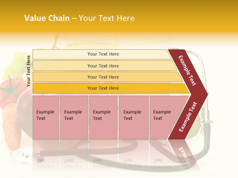 Lemon Auscultation Fruit PowerPoint Template