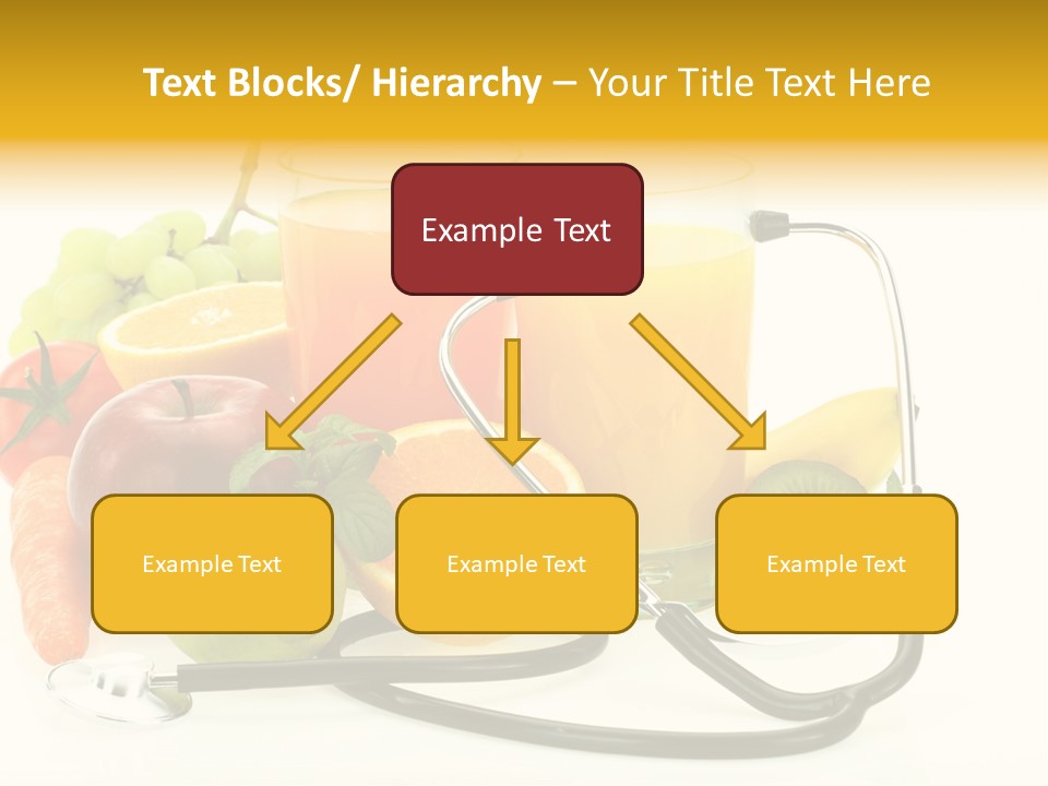 Lemon Auscultation Fruit PowerPoint Template