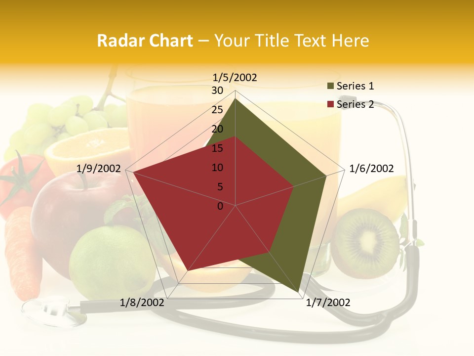 Lemon Auscultation Fruit PowerPoint Template