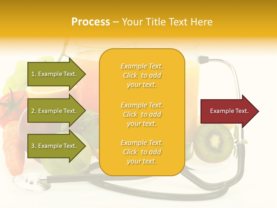 Lemon Auscultation Fruit PowerPoint Template