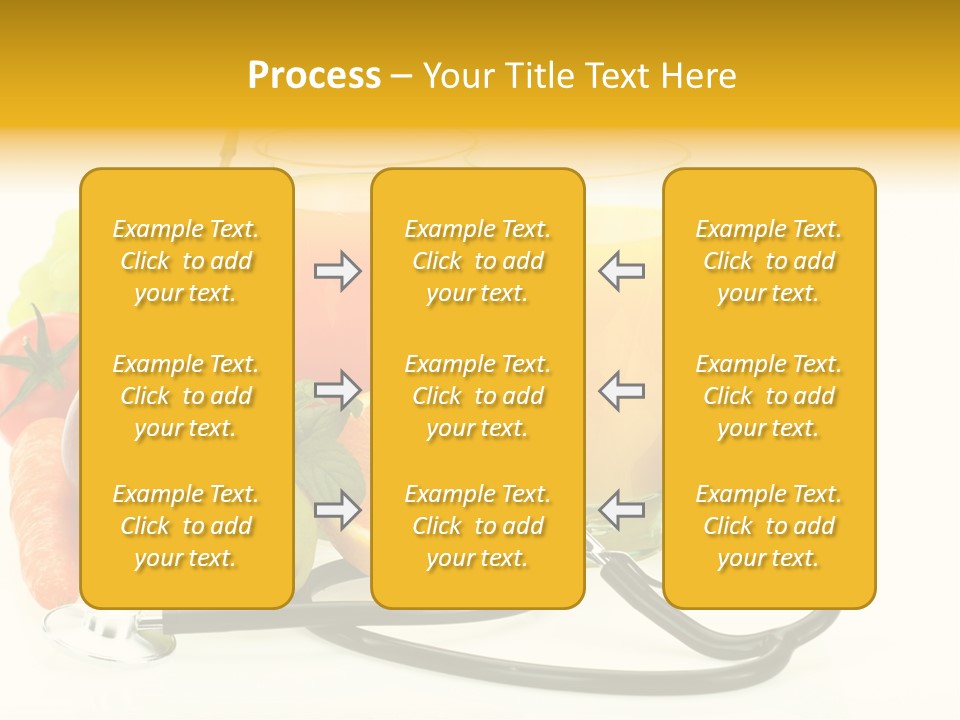 Lemon Auscultation Fruit PowerPoint Template