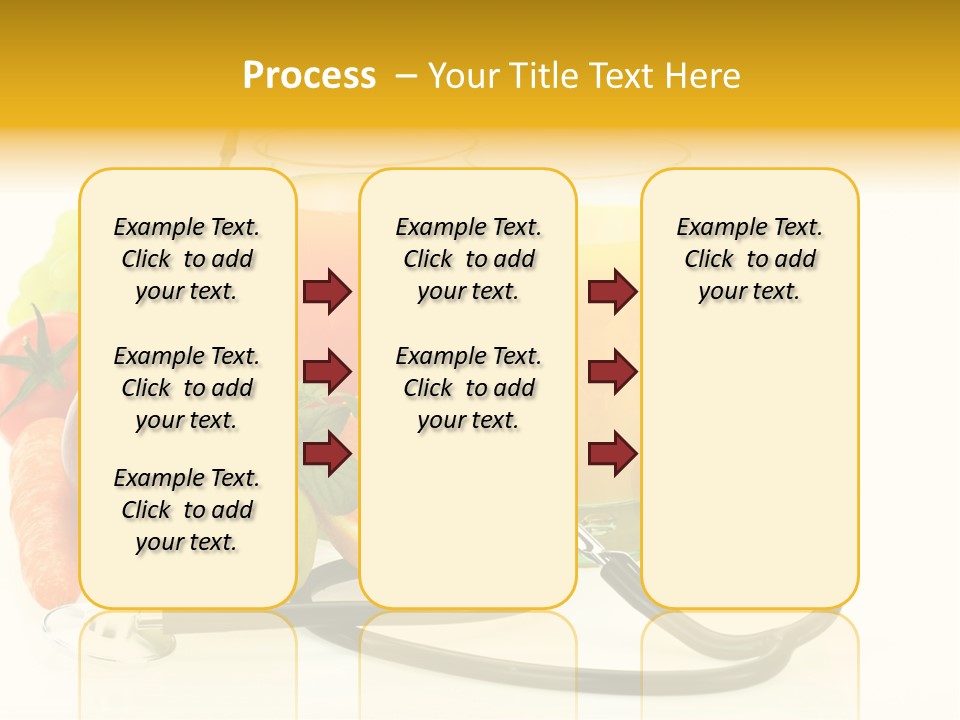 Lemon Auscultation Fruit PowerPoint Template