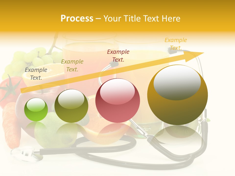 Lemon Auscultation Fruit PowerPoint Template
