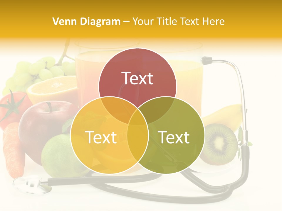 Lemon Auscultation Fruit PowerPoint Template
