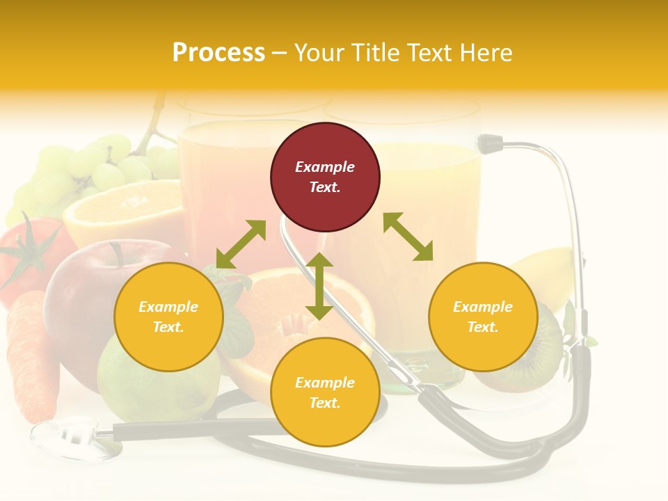 Lemon Auscultation Fruit PowerPoint Template