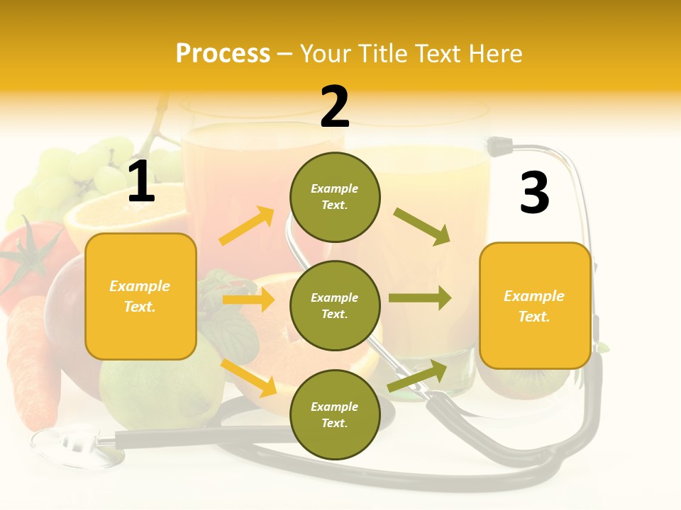 Lemon Auscultation Fruit PowerPoint Template