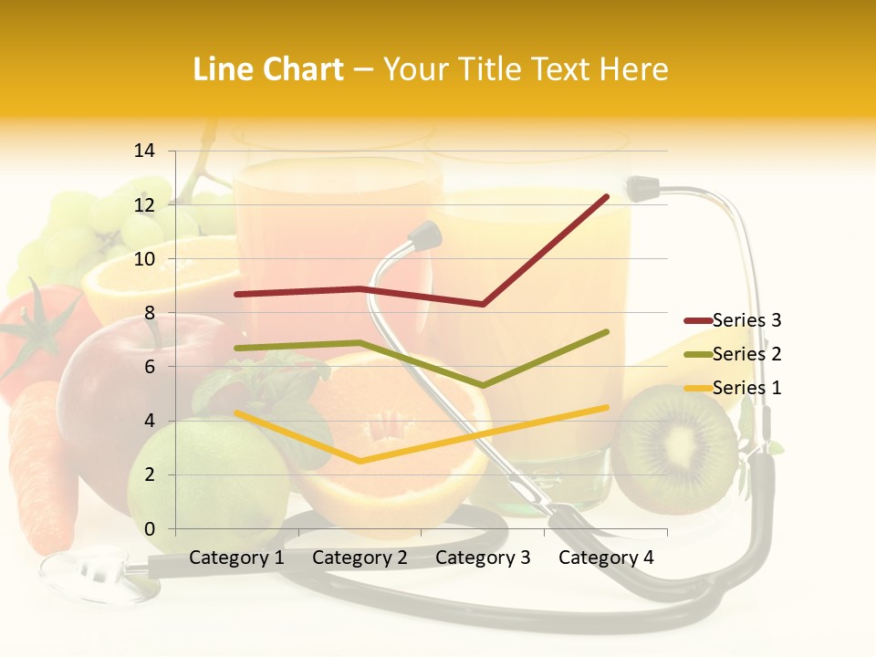 Lemon Auscultation Fruit PowerPoint Template