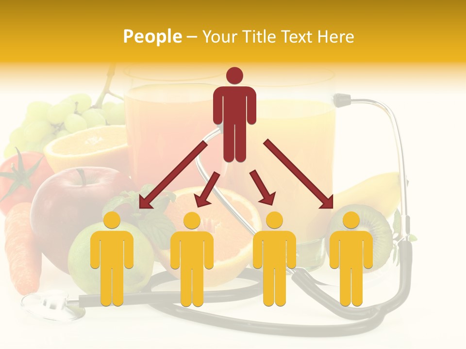 Lemon Auscultation Fruit PowerPoint Template