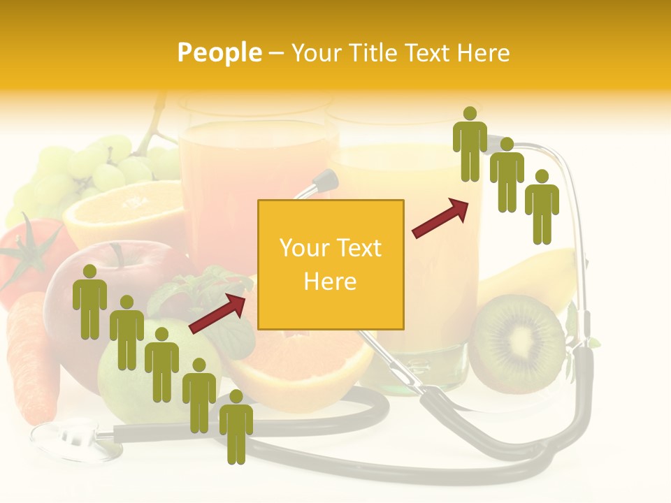 Lemon Auscultation Fruit PowerPoint Template