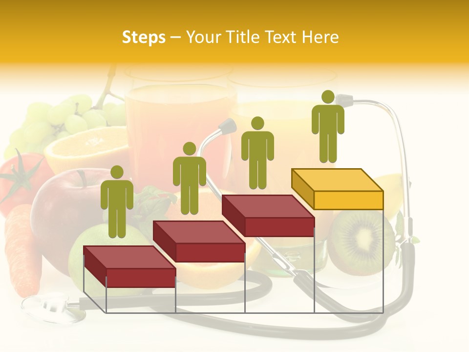 Lemon Auscultation Fruit PowerPoint Template